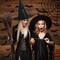 W-Plus Halloween Decorations Witch Hats – 8 Pack Black Hanging Witches Hats with 32 PCS 3D Bats, Indoor/Outdoor Halloween Decor & Witch Costume Accessories for Party Decoration